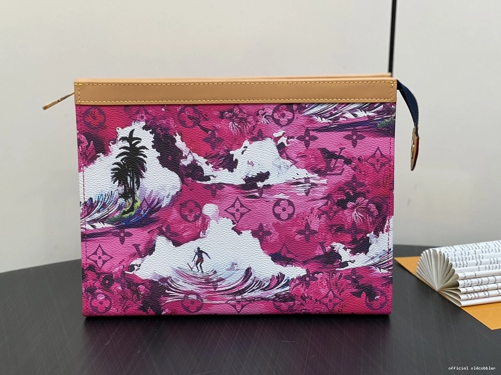 Official oldcobbler LOUIS VOYAGE-27*21*6CM POCHETTE VUITTON 0713